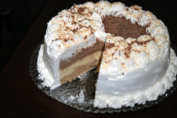 chocolate cake on a plate