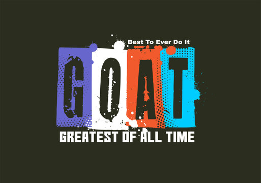 goat letter art