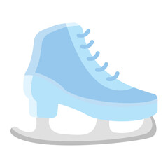Ice Skate flat icon
