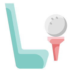 Golf flat icon