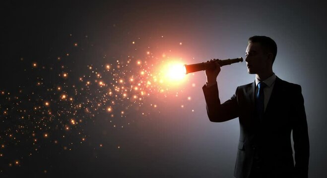 Sparks flying from a metalworking process.
