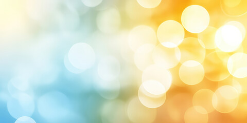 Obraz premium Blurred circles of different sizes and colors create a dreamy and vibrant bokeh effect. Abstract lighting elements, colorful and luminous atmosphere