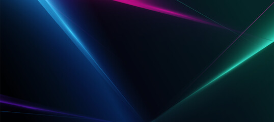 Abstract Neon Light Lines Background