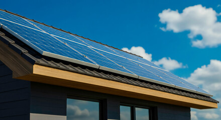 Fototapeta premium Low Angle View of Solar Panels