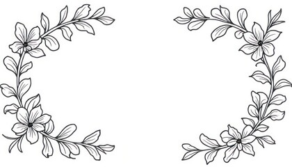 Ornate floral wreath design.