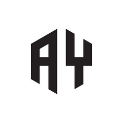 Fototapeta premium Modern Monogram 