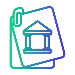 transaction Line Gradient Icon