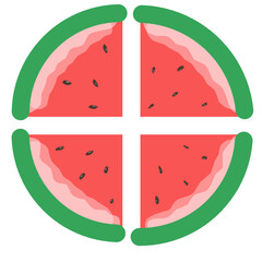 slice of watermelon
