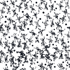 Distorted spots or noisy texture with dots