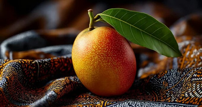Mango on Patterned Kanga