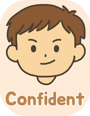 Cute Emotion Flashcards for Kids – Facial Expressions Illustration