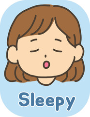 Cute Emotion Flashcards for Kids – Facial Expressions Illustration