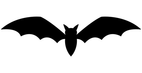 コウモリのシルエットイラスト