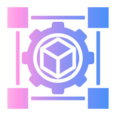 Obraz premium configuration Gradient icon