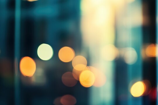 Abstract blur office building windows with smooth gradient tones and urban light reflections creating elegant background for financial services real estate and technology startup visuals