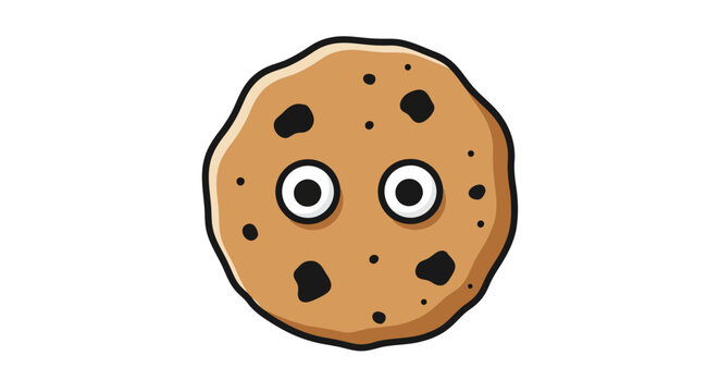 Cookie character snack dessert food cartoon treat