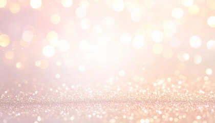 Empty space concept for exhibition against bright pastel tone bokeh background.