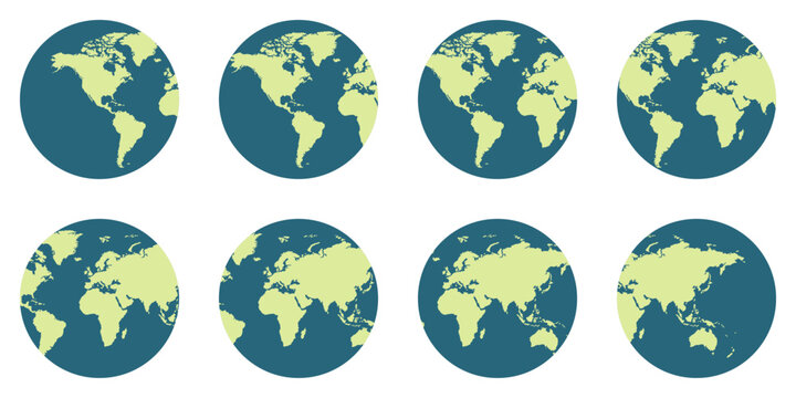World map background perfect for travel, education, or business themes. Great for presentations, blogs, and global concepts. Ideal for your next creative project. Dark blue and bright green earth.