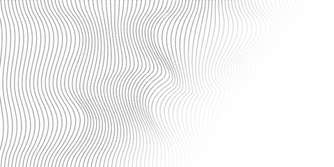 Dotted gradient halftone background. Horizontal seamless dots pattern in pop art style. Abstract modern stylish texture. Vector illustration.