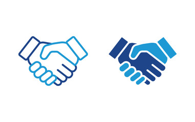 Obraz premium handshake icon, handshake sign vector 