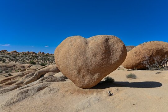 Heart Rock is among the interesting rock formations that are found in California's Joshua Tree National Park