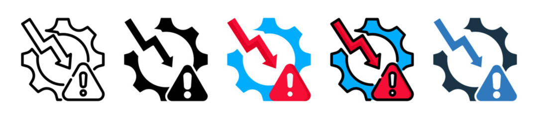Failure icon multiple style 
