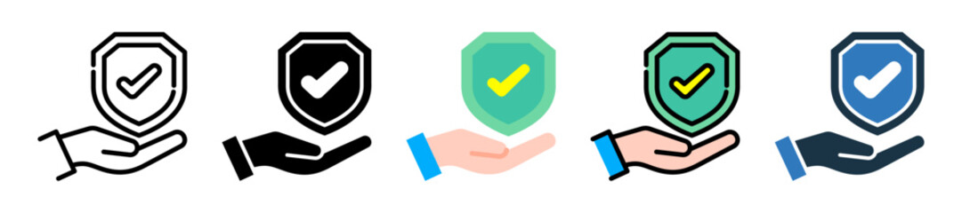Protect icon multiple style 