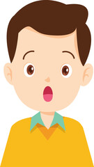 Astonishment in Youth: A young person, with wide eyes and a subtly surprised expression, offers a look of genuine astonishment. Capturing the essence of surprise and amazement.