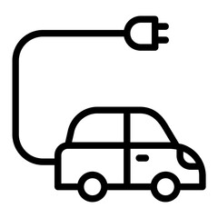 Electric Vehicle Icon