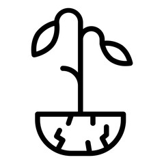 Drought Plant Icon