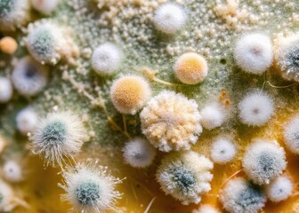 Fungal growth on a surface