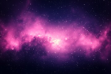 Obraz premium Majestic cosmic cloud formation adorned with glittering distant stars