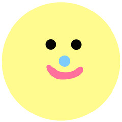 스티커, 다꾸, 폰꾸, 텀꾸, decoration, sticker, smiley, face, smile, emoticon, icon, cartoon, illustration, happy, symbol, emotion, expression, yellow, smily, fun, joy, happiness, funny, cute, character, 스마일, 행