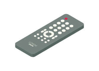 Remote controller. Simple flat illustration.