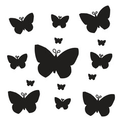 background butterfly silhouette butterfly illustration is very beautiful and good for wallpaper