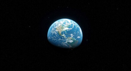 Fototapeta premium Planet earth in space