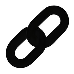 metal chain isolated on white