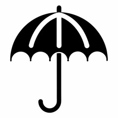 black umbrella icon