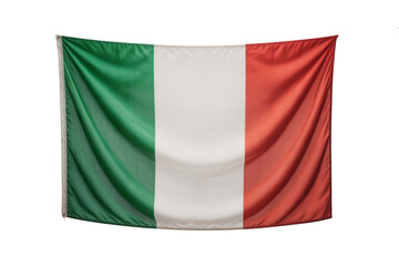 Obraz premium Majestic Waving Italian Flag - A Symbol of Italian Pride and Culture, Hanging Beautifully