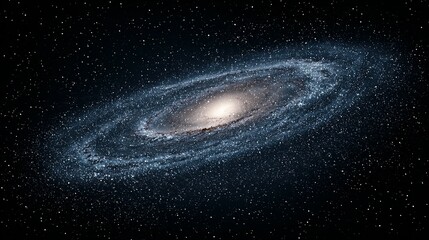 Obraz premium Spiral galaxy in deep space.
