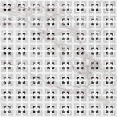 Geometric pattern texture with grunge stone hearts. Stylish floor wall tile heart