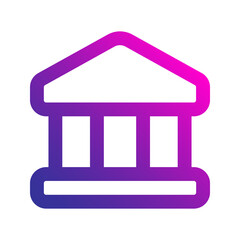 bank gradient icon