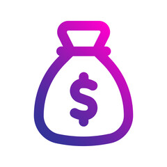 budget gradient icon