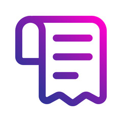 invoice gradient icon