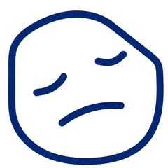 sad emoji illustration doodle