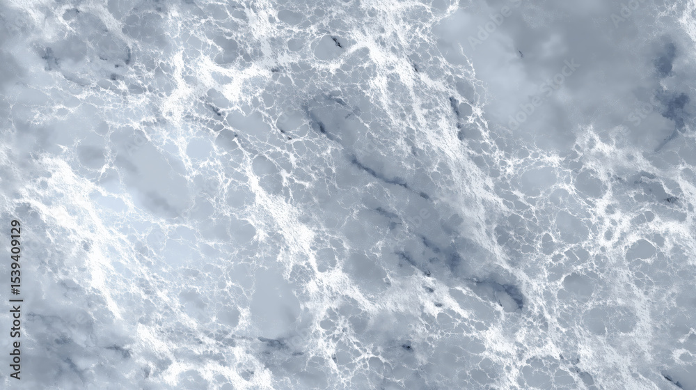 Poster textured marble background with intricate white and gray veining creates elegant and sophisticated a