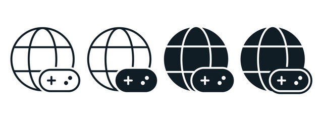 Online game icon symbol. Illustration vector © YoGinta