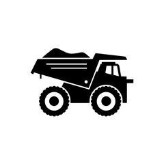 Mining Dump Truck Icon