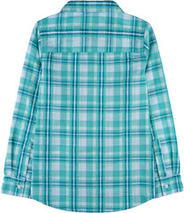 plaid shirt isolated on white background