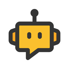 chatbot outline fill icon